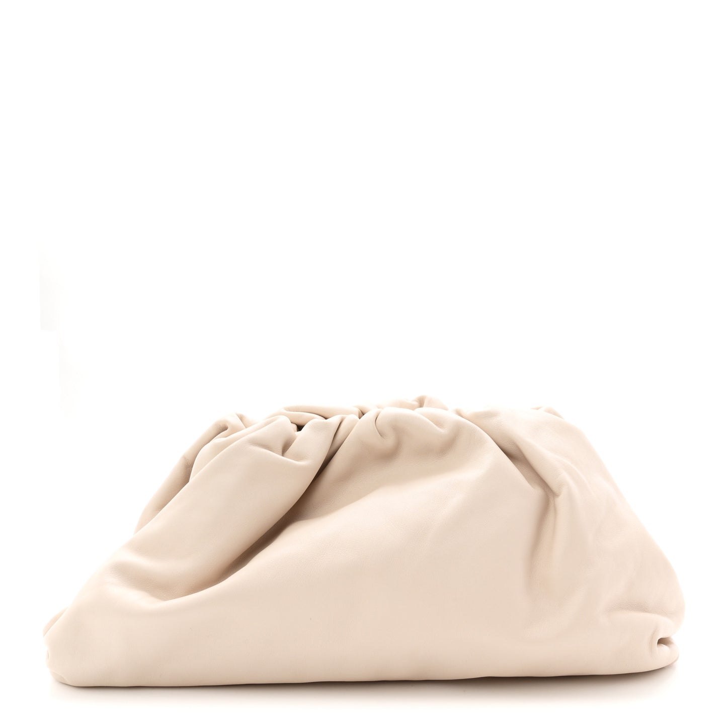 Smooth Butter Calf The Pouch Oversized Clutch Plaster