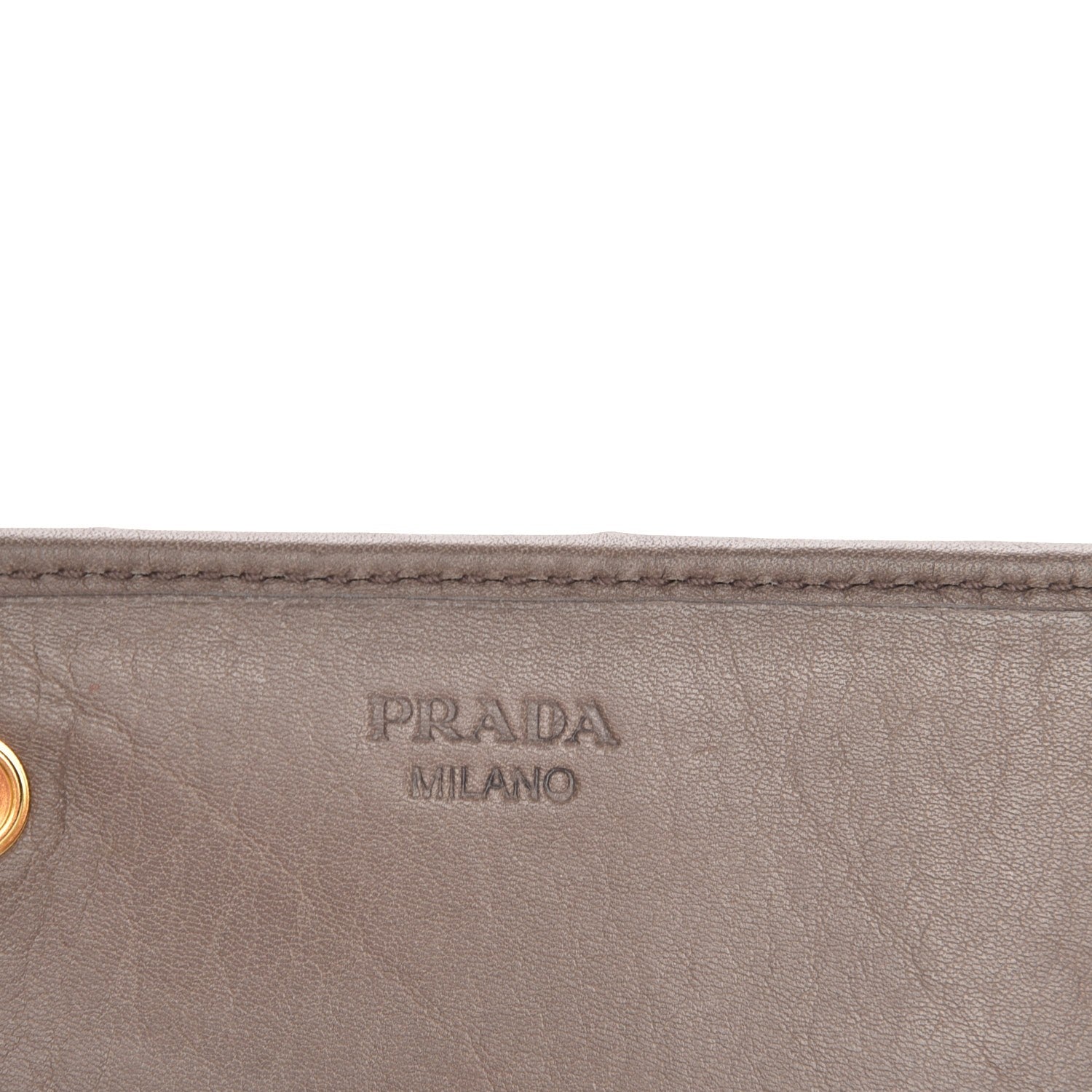 Prada Vitello Continental Flap Wallet Argilla 7 of 9