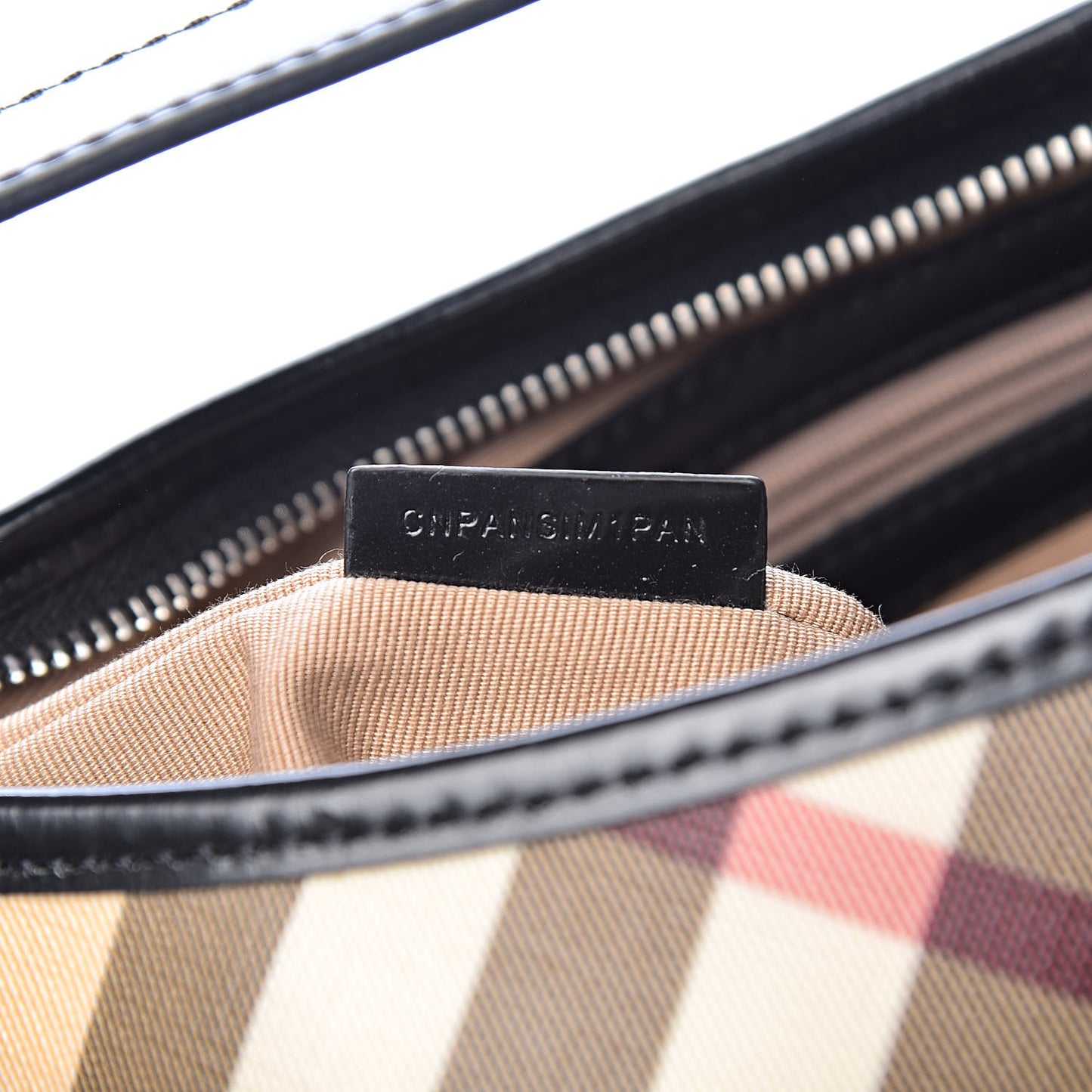 Nova Check Shoulder Bag Black