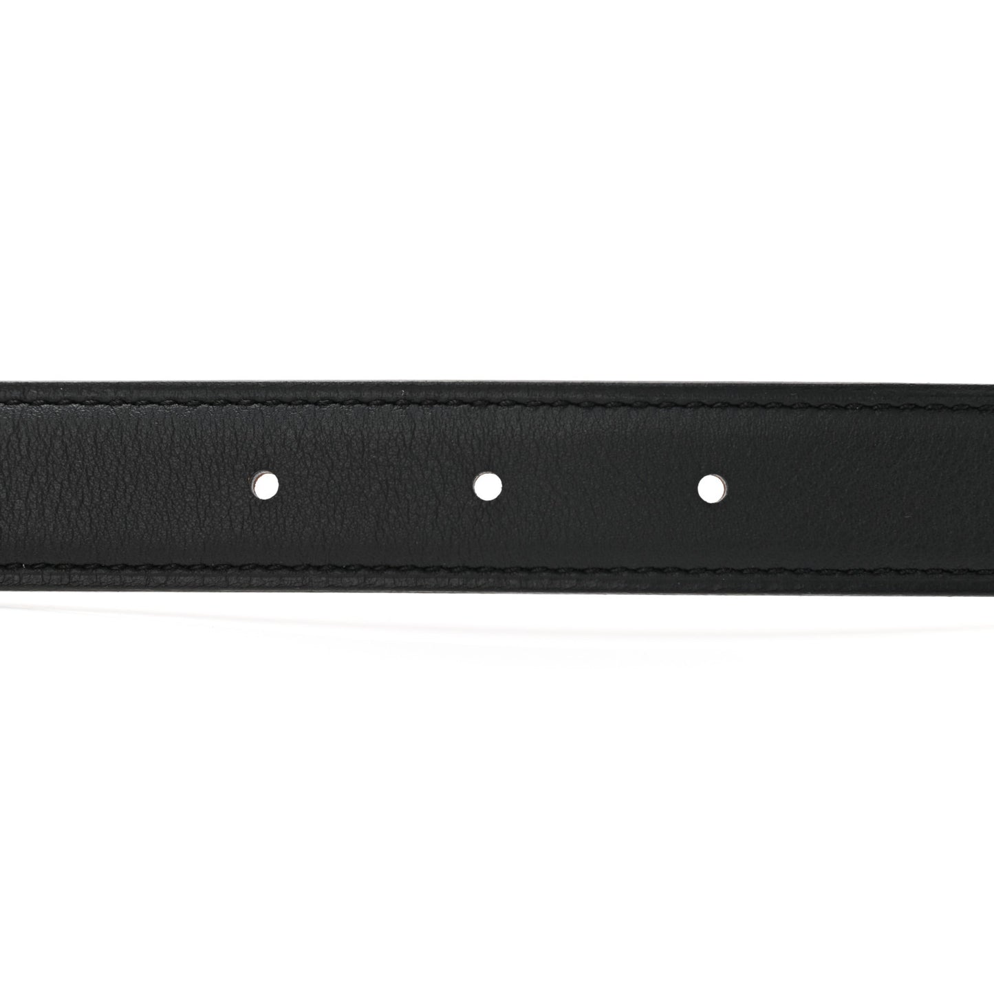 Swift Epsom 24mm Mini Constance H Belt 75 Black Gold