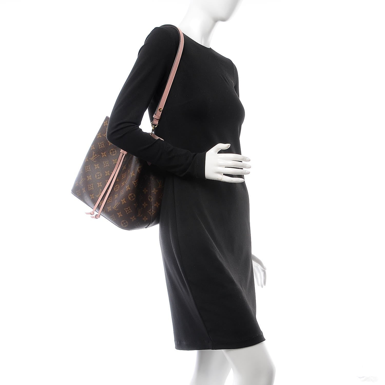 Louis Vuitton Monogram Neonoe MM Rose Poudre 2 of 7