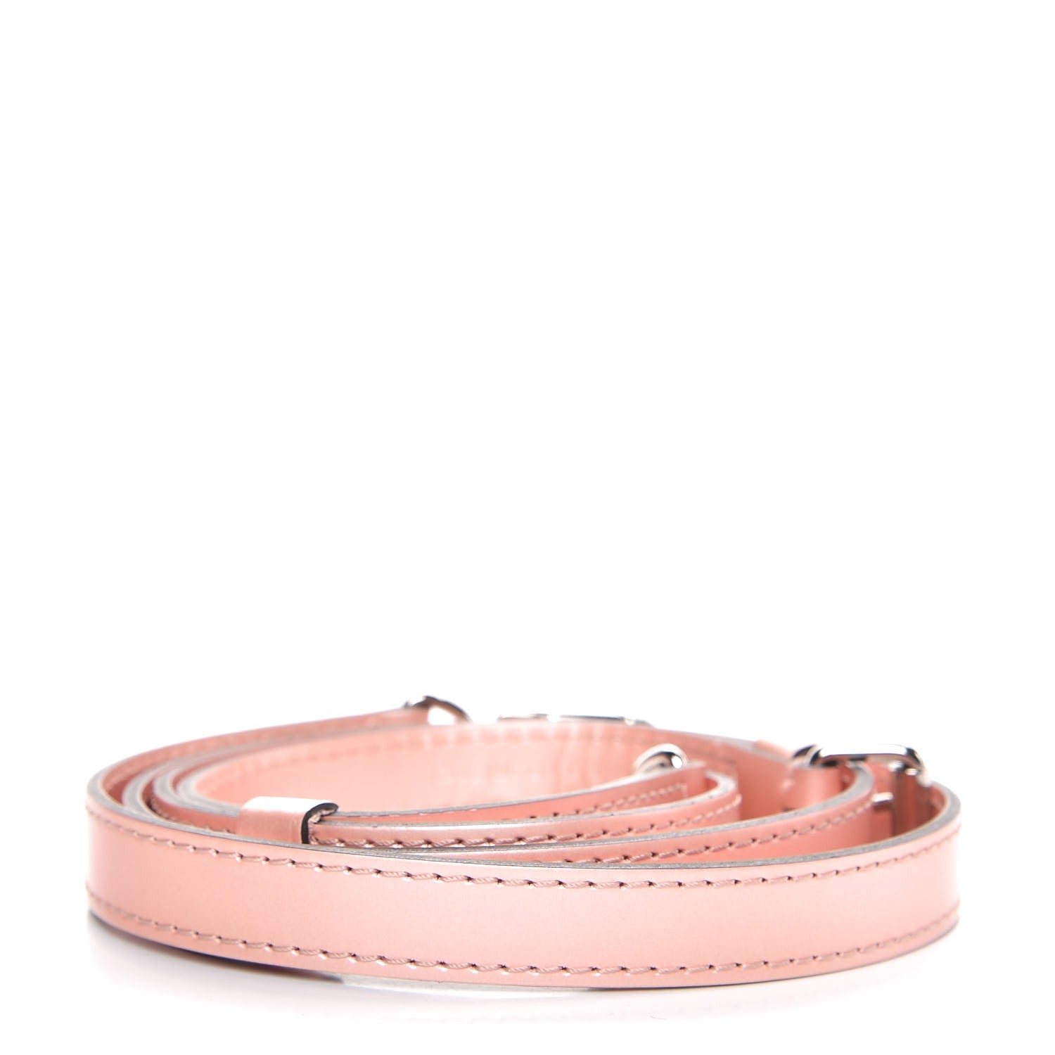 Louis Vuitton Calfskin 12mm Adjustable Shoulder Strap Rose Nacre 2 of 4