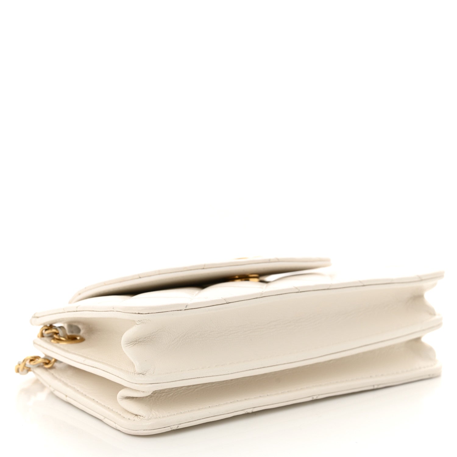 Chanel Quilted Flap With Chain White 4 of 11