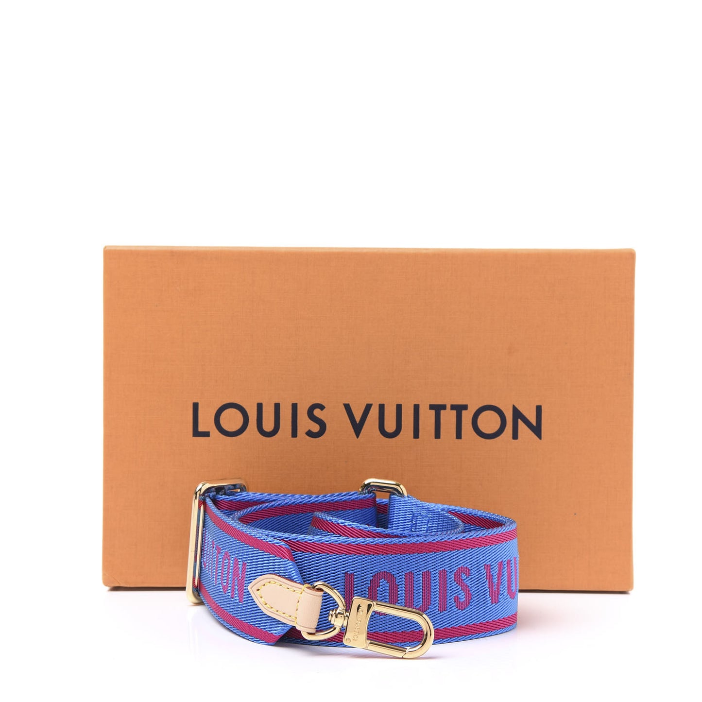 Nylon Bandouliere Shoulder Strap Blue Magenta