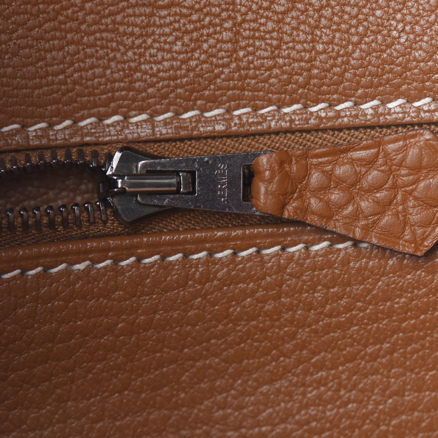 Hermes Togo Verso Birkin 30 Potiron Fauve 22 of 29