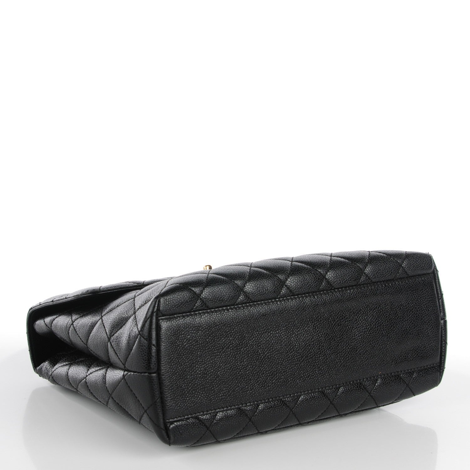Chanel Caviar Quilted Jumbo Kelly Flap Black 6 of 9