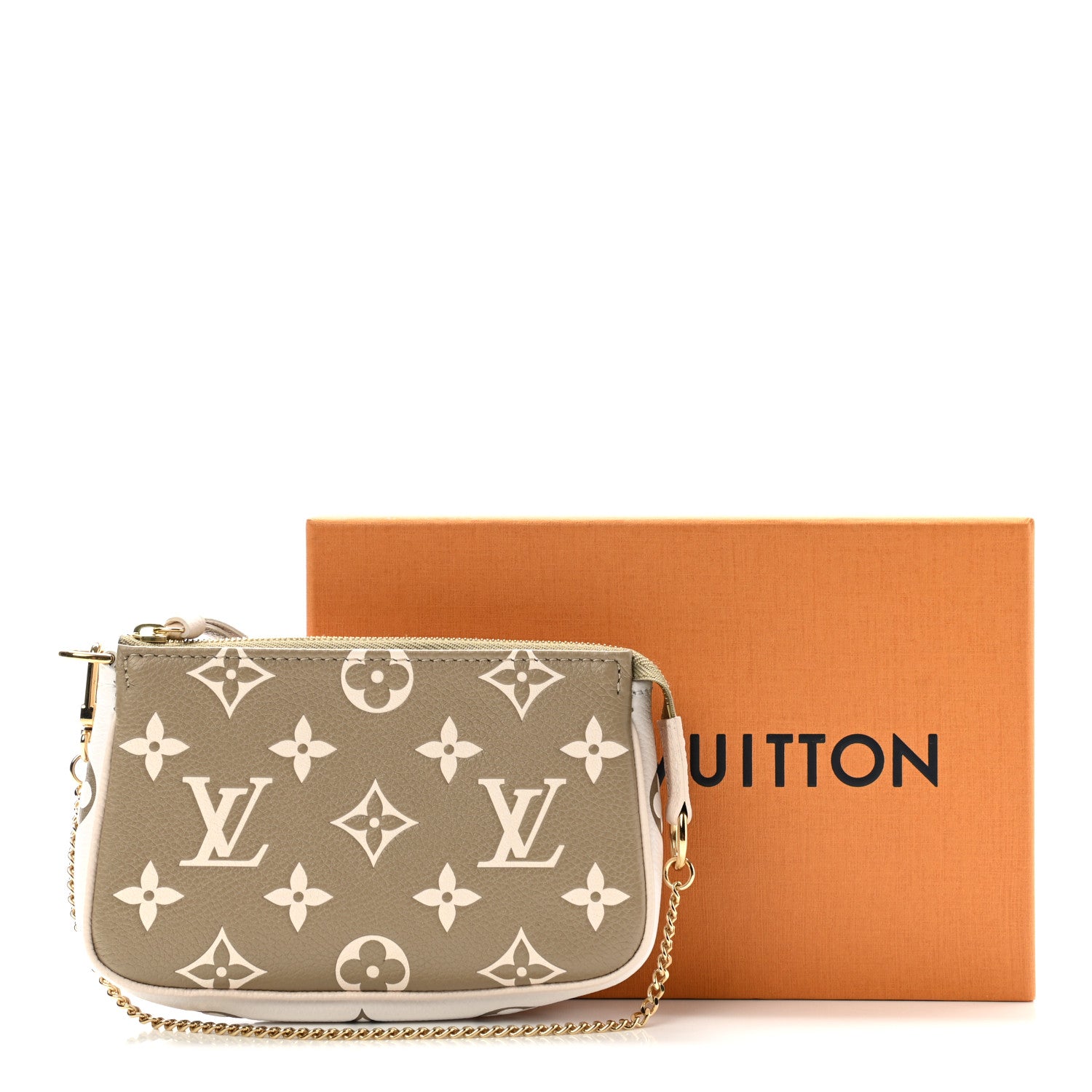 Louis Vuitton Empreinte Spring in the City Mini Pochette Accessories Kaki Beige Cream 7 of 7