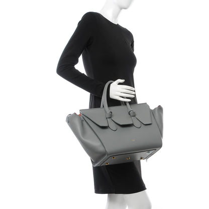 Celine Smooth Calfskin Small Tie Knot Tote Grey 2 of 9