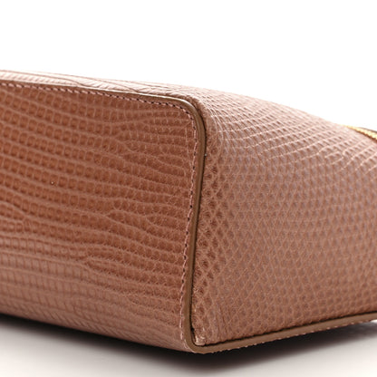Loro Piana Lizard L19 Extra Pocket Pouch Brown 9 of 10