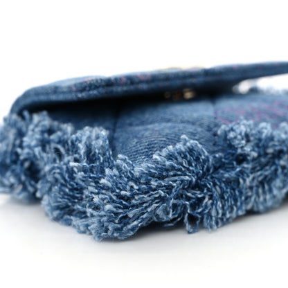 Chanel Denim Quilted Denim Mood Belt Bag Blue Multicolor 9 of 11