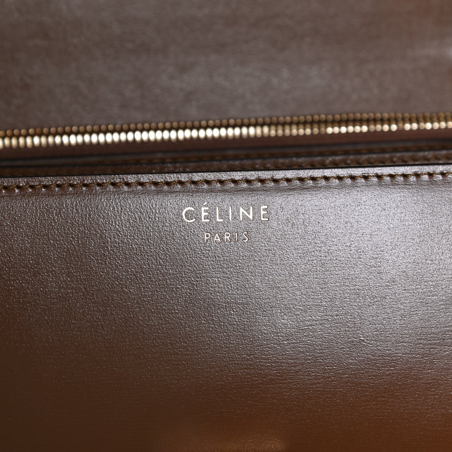 Celine Box Calfskin Medium Classic Box Flap Bag Camel 6 of 12