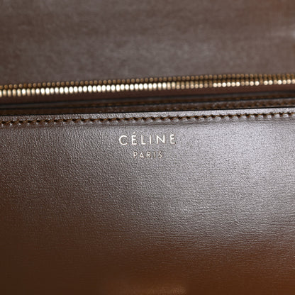 Celine Box Calfskin Medium Classic Box Flap Bag Camel 6 of 12