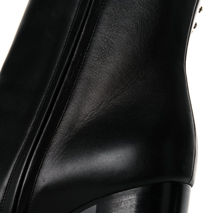 Chanel Calfskin CC Ankle Boots 41 Black 7 of 15