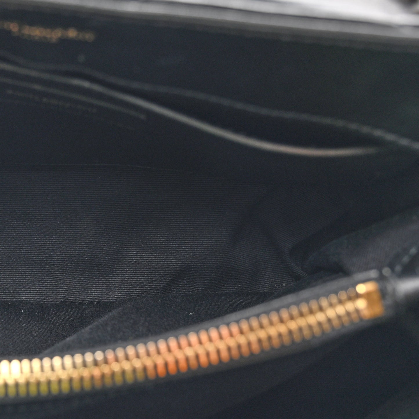 Calfskin Y Quilted Monogram Small Loulou Chain Satchel Black