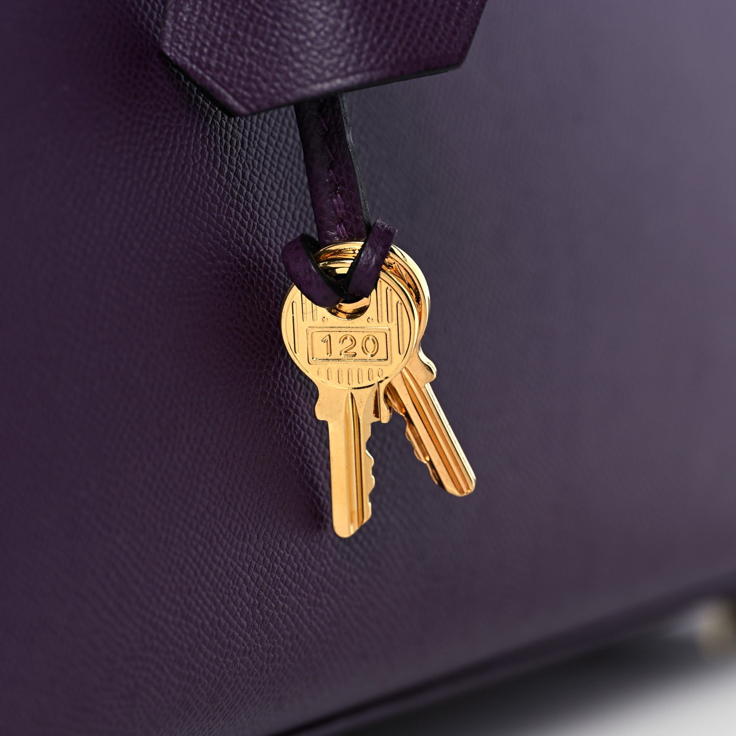 Madame Calfskin Birkin Sellier 25 Cassis