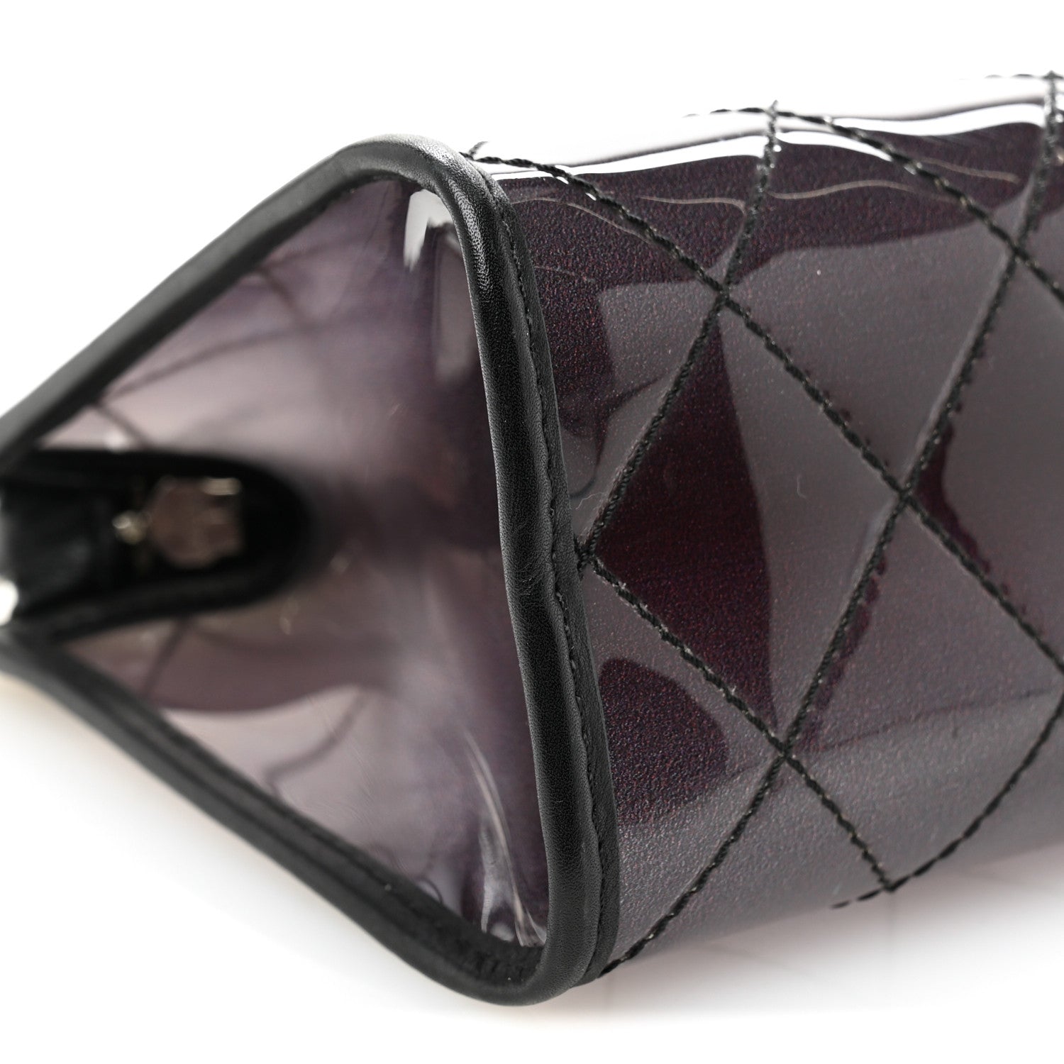 Chanel Vinyl Naked Pochette Black 9 of 10
