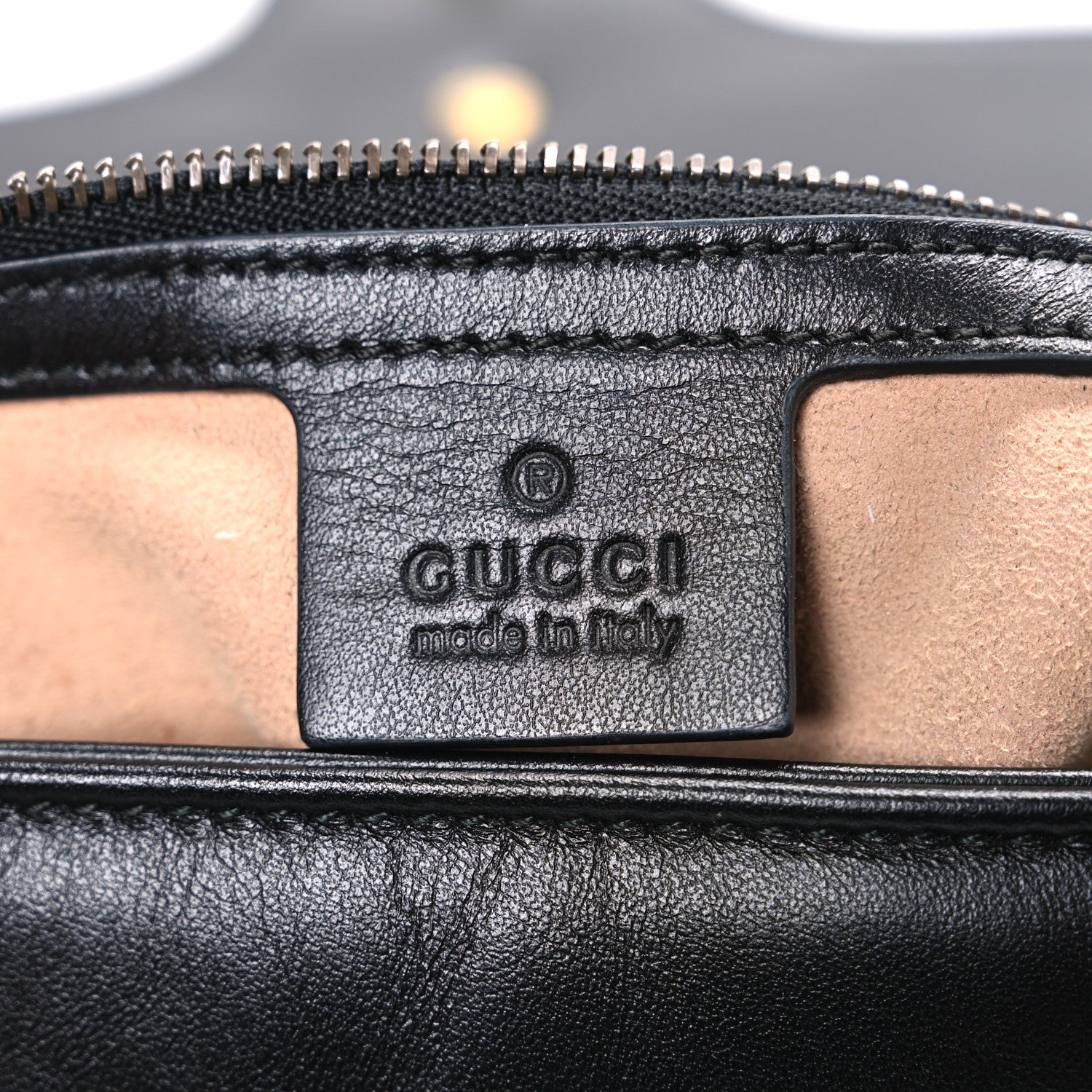 Gucci Calfskin Matelasse Small GG Marmont Shoulder Bag Black 6 of 11