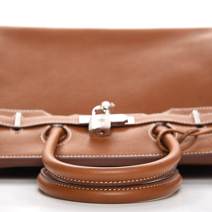 Hermes Natural Barenia Faubourg Birkin 30 Fauve 22 of 29