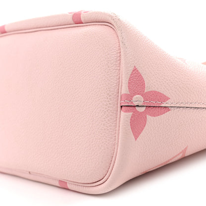 Louis Vuitton Empreinte Monogram Giant By The Pool Marshmallow Hobo PM Bouton De Rose 10 of 13