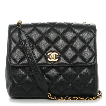 Chanel Caviar Quilted Medium Flap Shoulder Bag Black 1 of 9