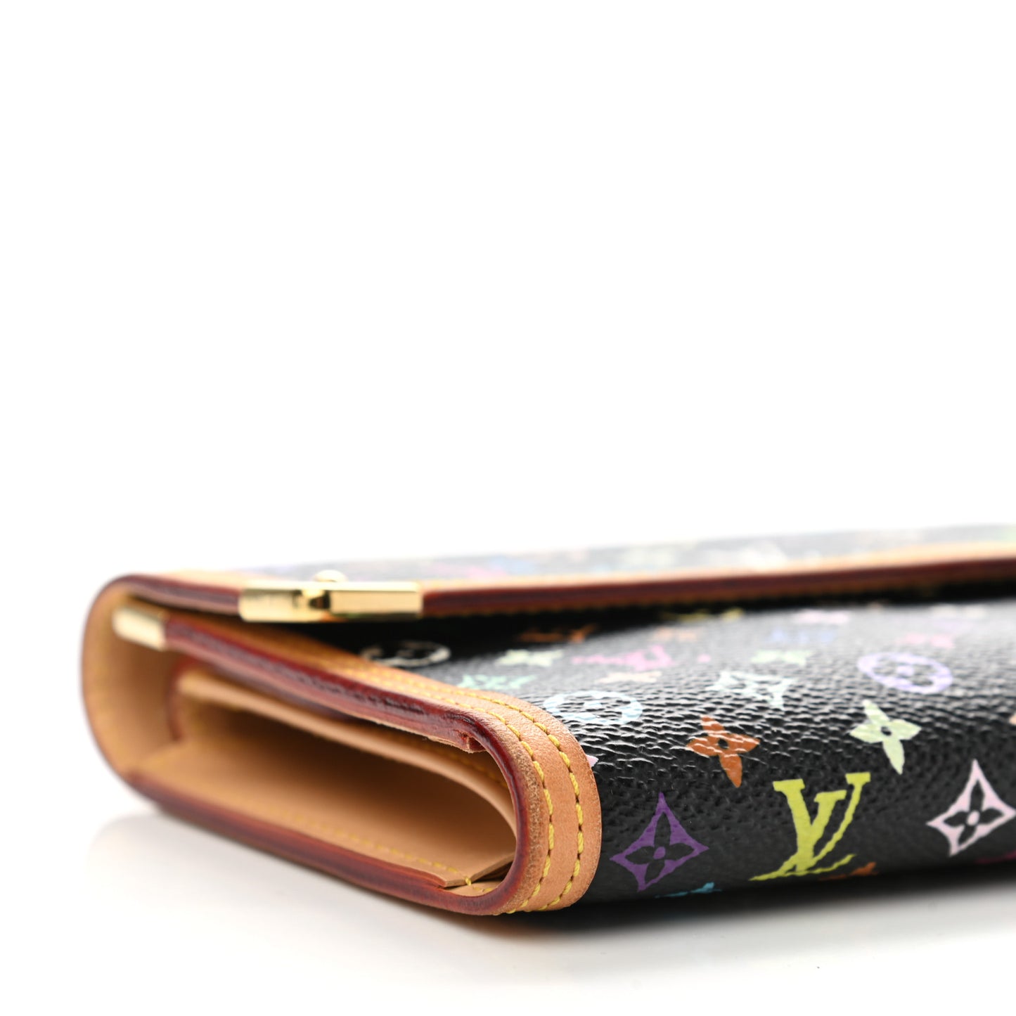 Monogram Multicolor Porte Tresor International Wallet Black