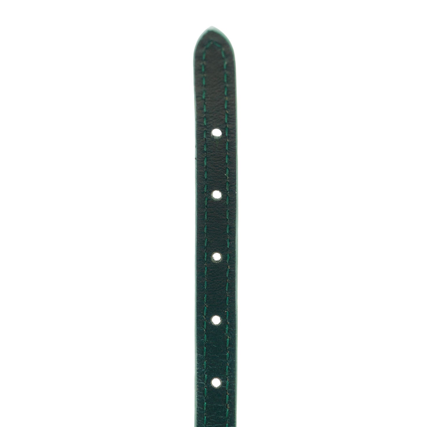 18K Rose Gold Diamond Leather My Move Bracelet Green