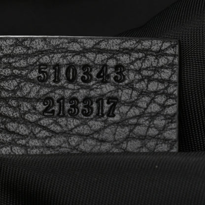 Gucci Nylon Monogram Medium Light Single Buckle Backpack Black 7 of 9