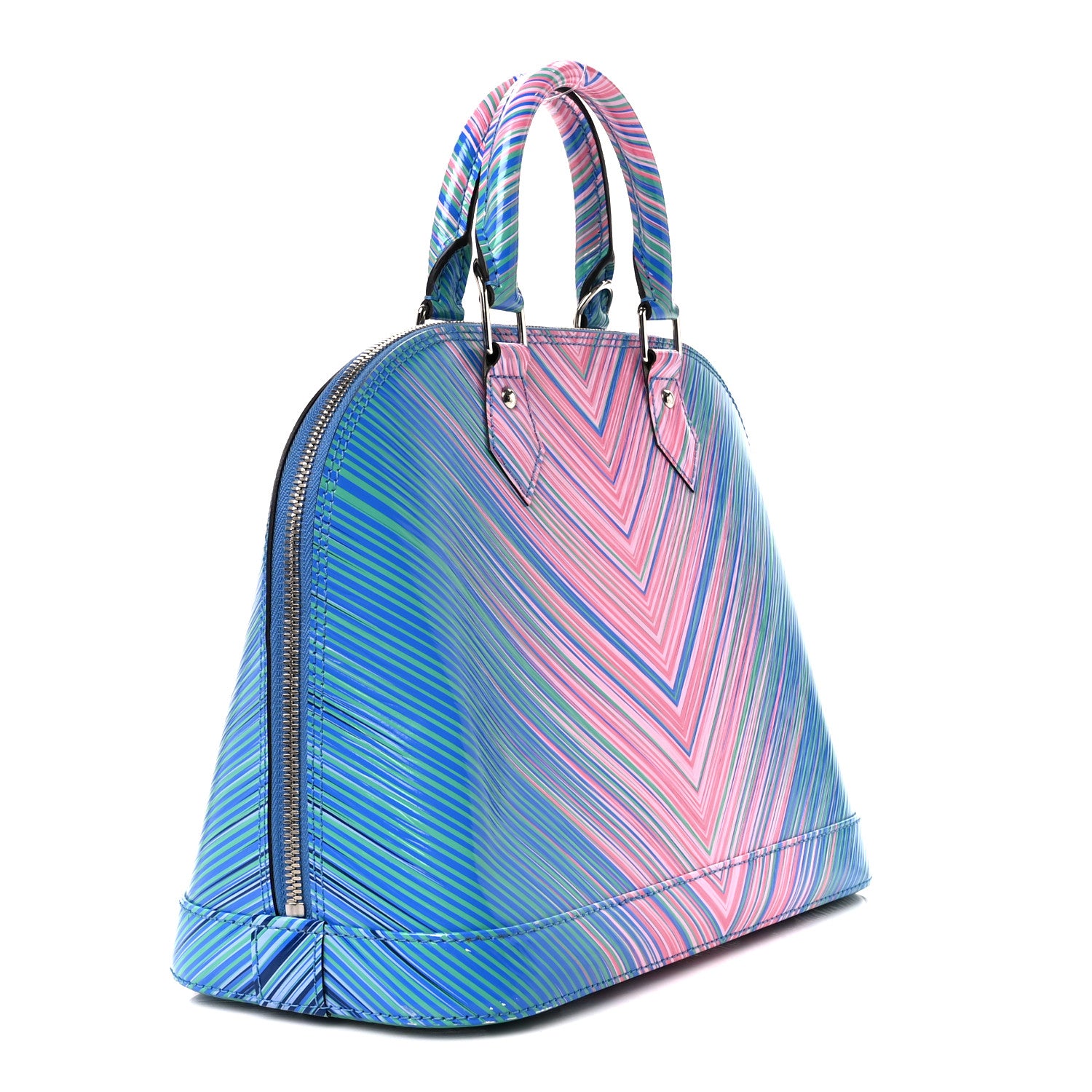 Louis Vuitton Epi Tropical Alma PM Blue Rose 3 of 12