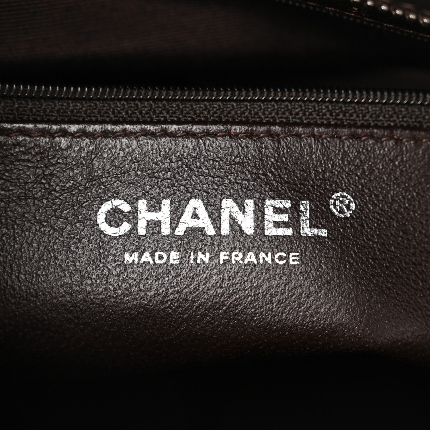 Chanel Caviar Quilted Medallion Tote Dark Brown 6 of 10