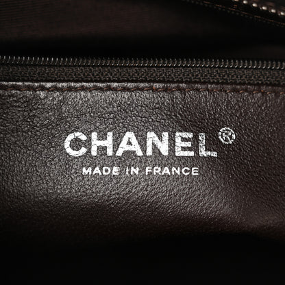 Chanel Caviar Quilted Medallion Tote Dark Brown 6 of 10