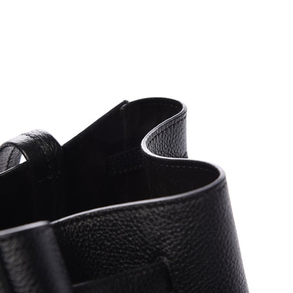 Celine Soft Grained Calfskin Medium Belt Cabas Phantom Black 10 of 12