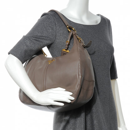 Prada Soft Calf Hobo Bambu 2 of 8