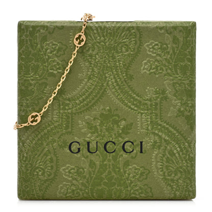 Gucci 18K Yellow Gold Interlocking G Chain Bracelet 4 of 4