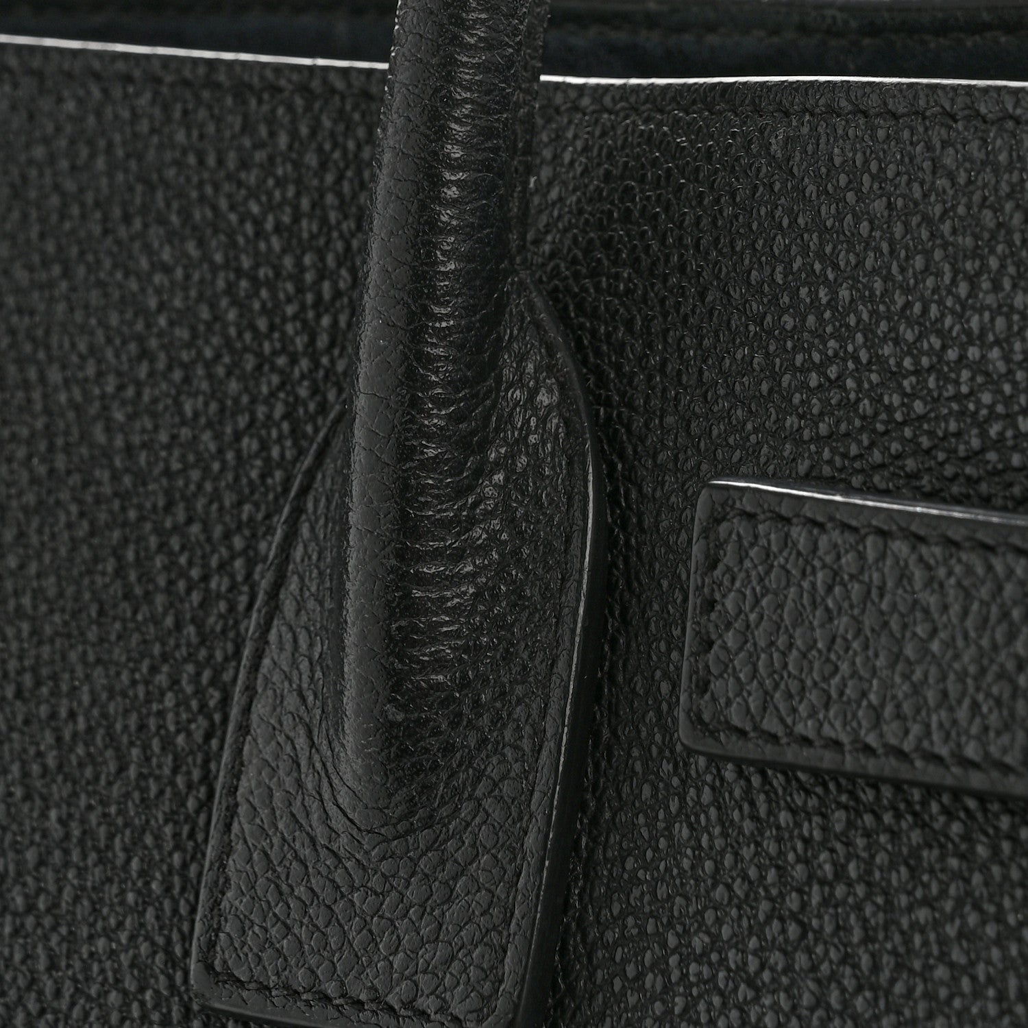 Saint Laurent Grained Calfskin Baby Sac De Jour Black 15 of 18