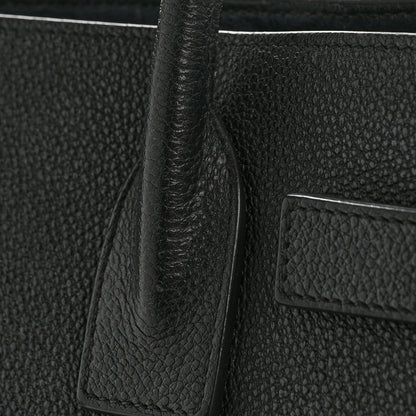 Saint Laurent Grained Calfskin Baby Sac De Jour Black 15 of 18