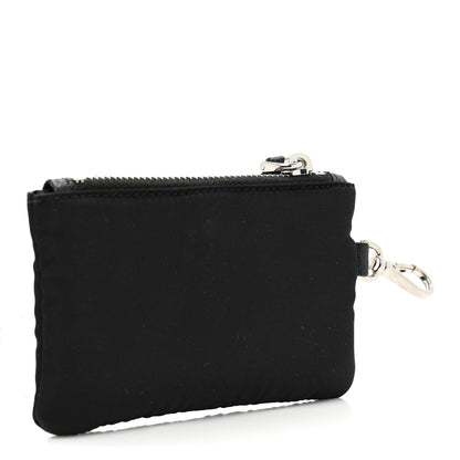 Prada Tessuto Nylon Key Pouch Black 3 of 8