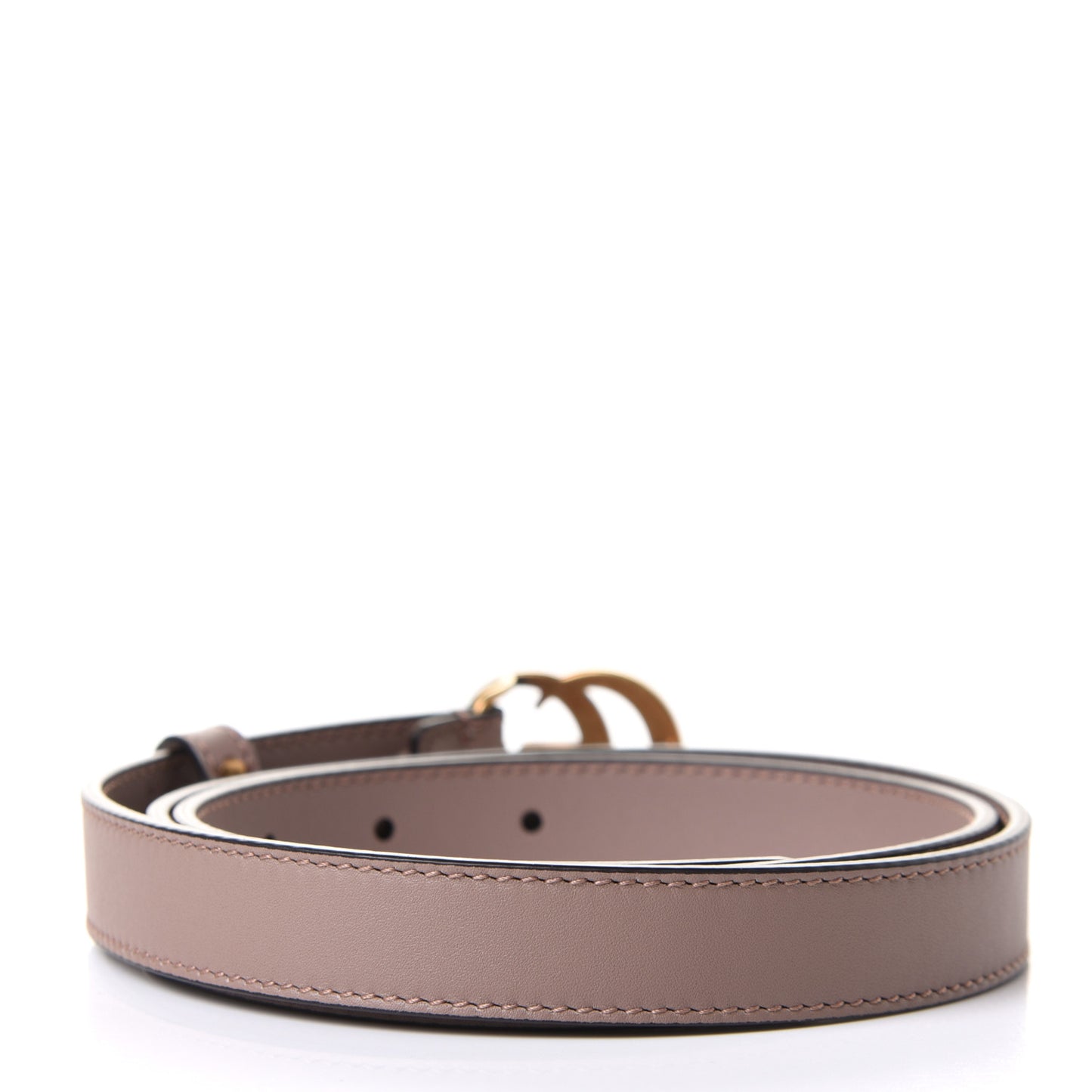 Calfskin Double G 20mm Belt 85 34 Porcelain Rose