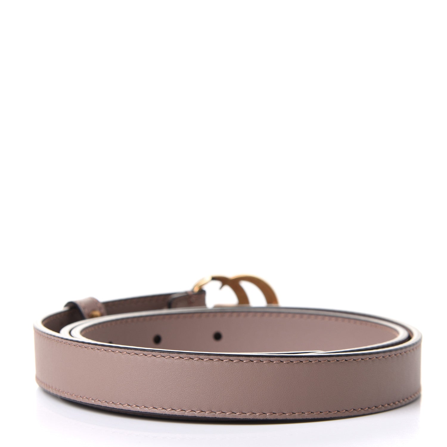 Gucci Calfskin Double G 20mm Belt 85 34 Porcelain Rose 2 of 4