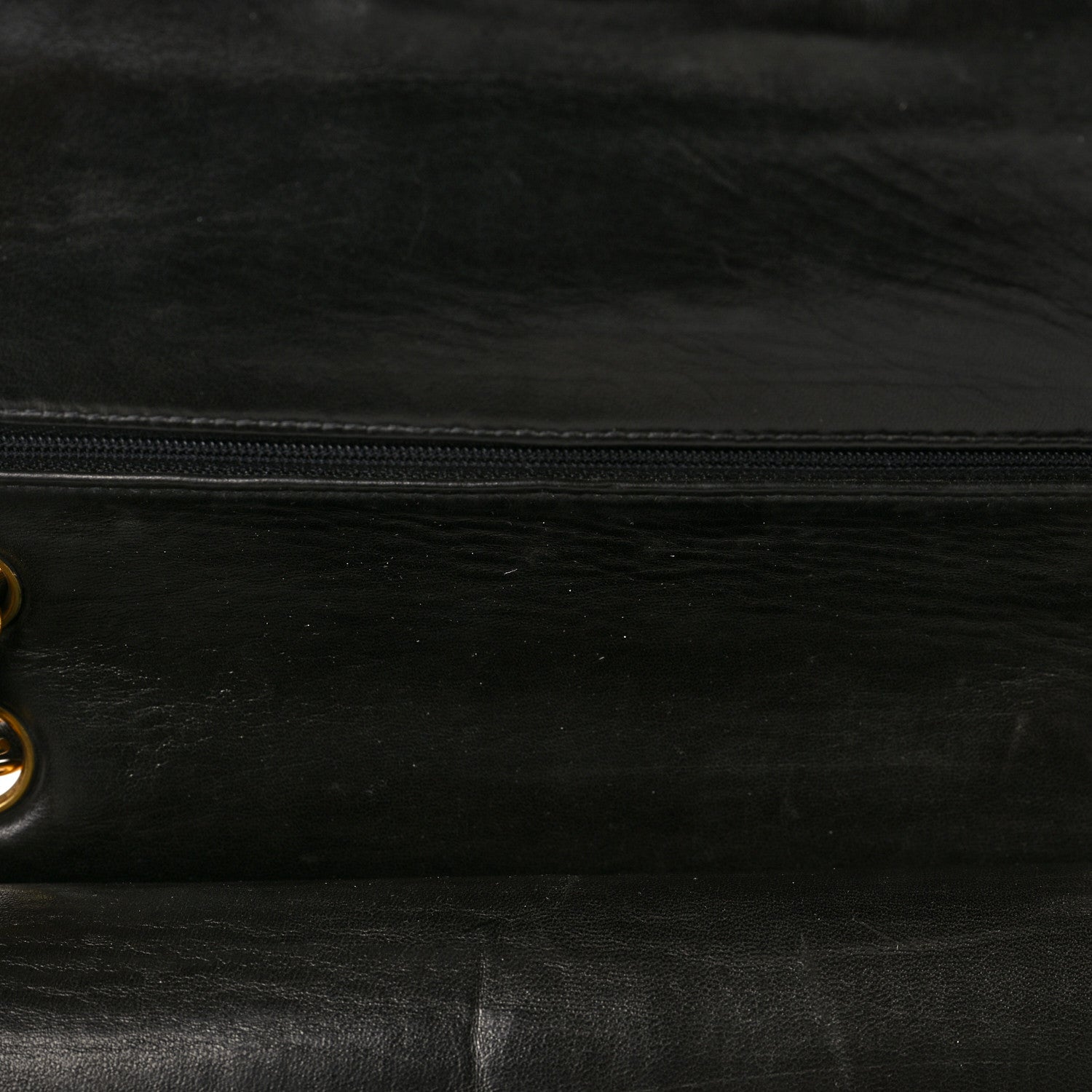Chanel Lambskin Quilted Medium Double Flap Black 10 of 11