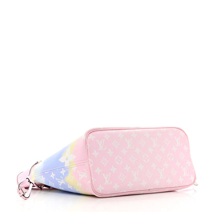 Louis Vuitton Monogram Escale Neverfull MM Pastel 4 of 9