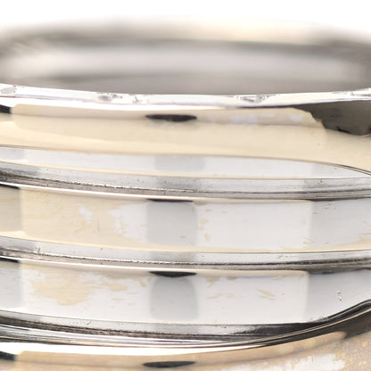 Bulgari 18K White Gold B.Zero1 Four-Band Ring 61 9.5 7 of 7