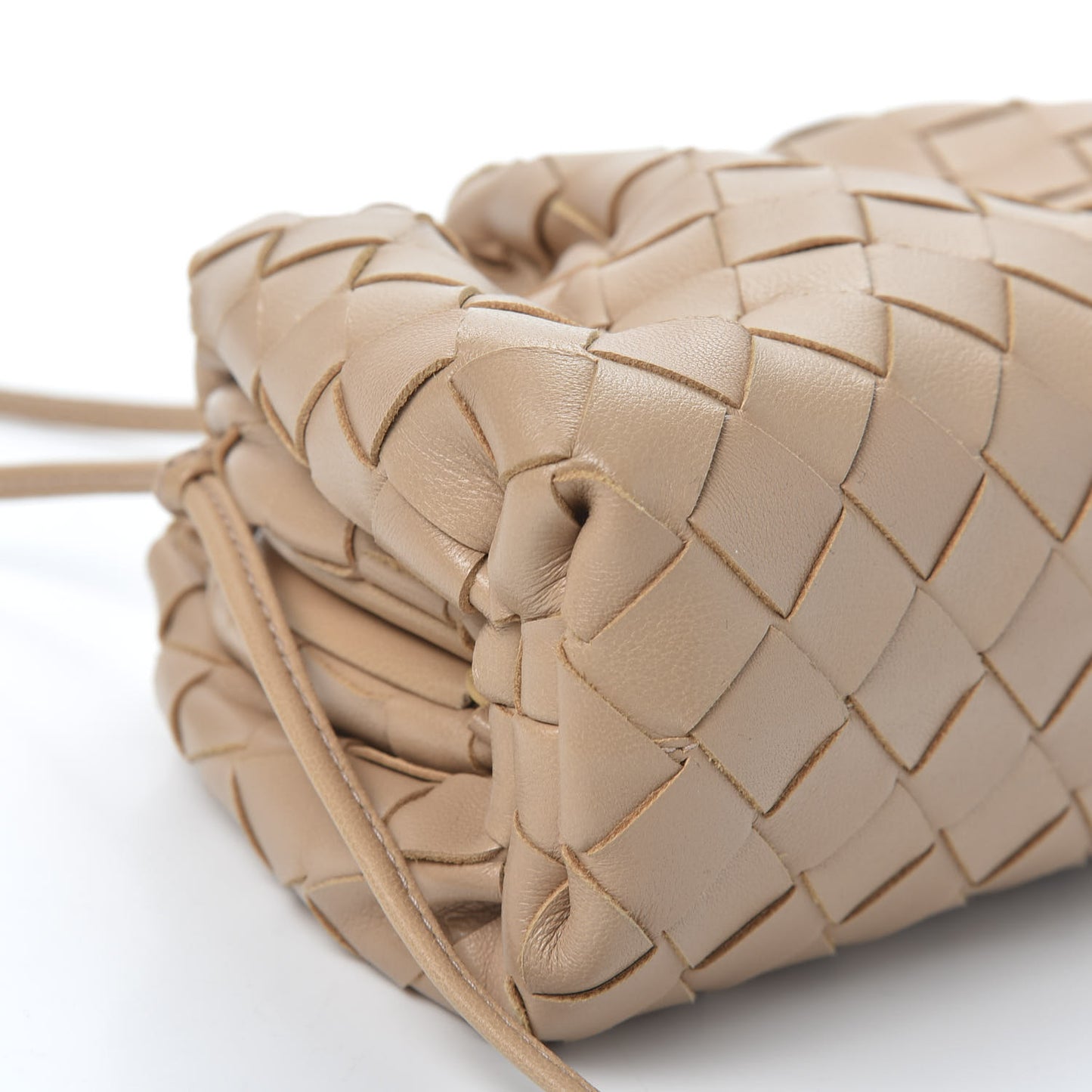 Nappa Intrecciato The Mini Pouch Almond