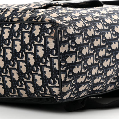 Christian Dior Technical Fabric Oblique Motion Backpack Blue 10 of 19