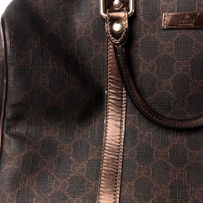 Gucci GG Supreme Monogram Medium Joy Boston Dark Brown Bronze 13 of 16