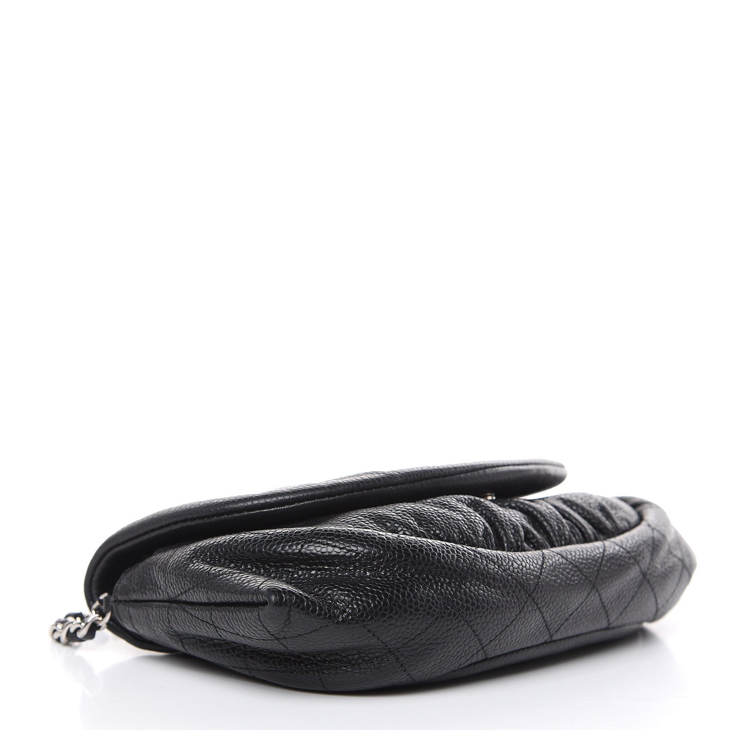 Chanel Caviar Half Moon Wallet On Chain WOC Black 4 of 14