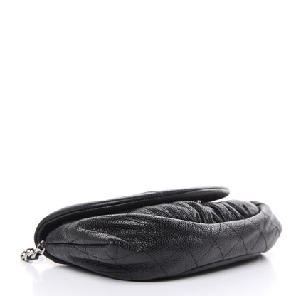 Chanel Caviar Half Moon Wallet On Chain WOC Black 4 of 14