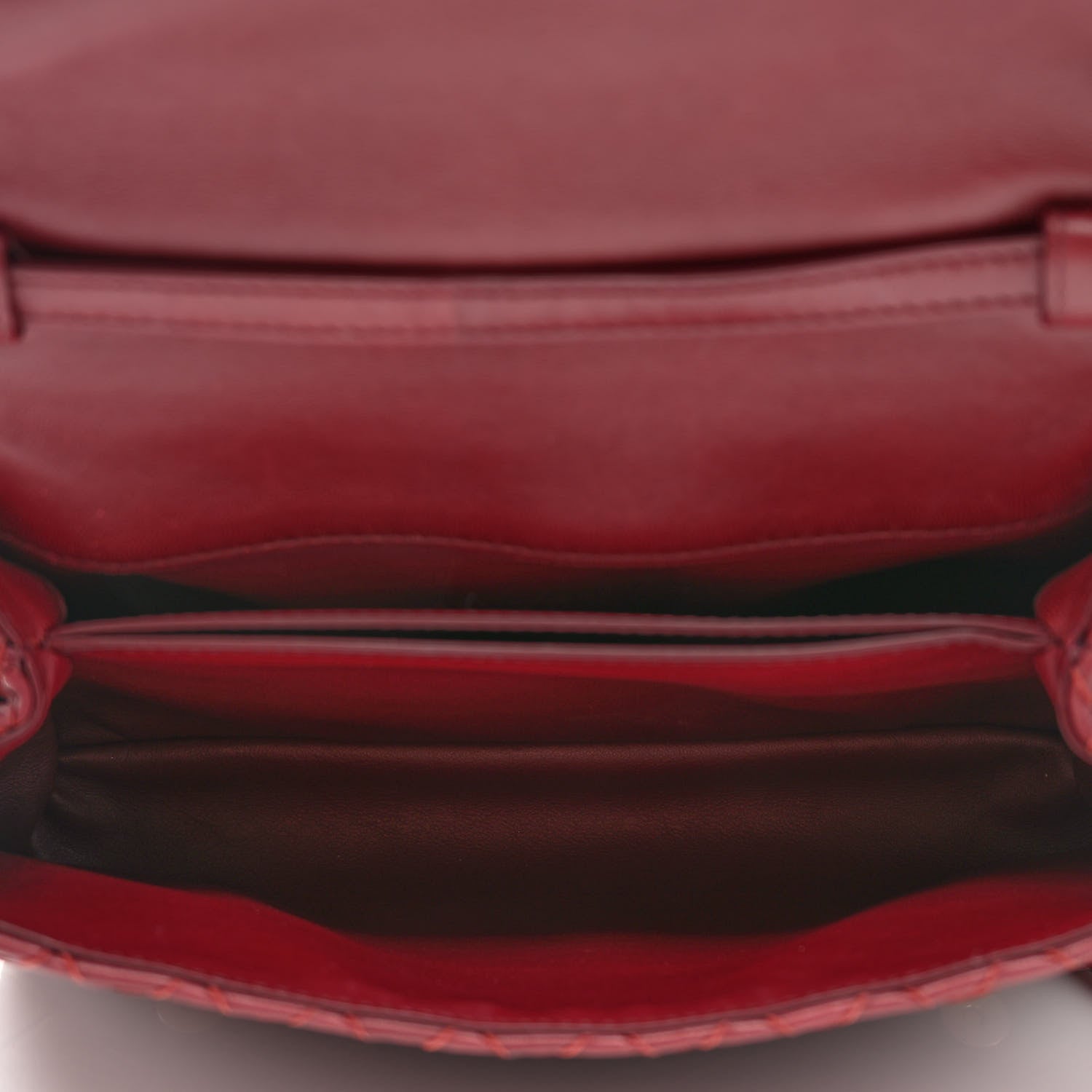 Bottega Veneta Nappa Intrecciato Crossbody Bordeaux 5 of 9
