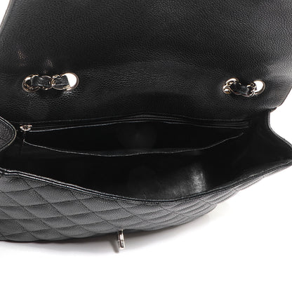 Chanel Caviar Jumbo Single Flap Black 5 of 7