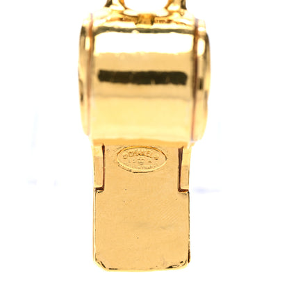 Chanel CC Whistle Pendant Necklace Gold 5 of 5