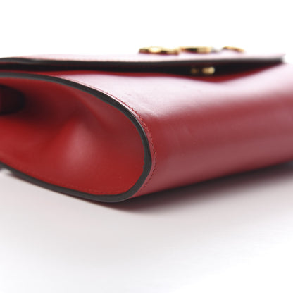 Gucci Smooth Calfskin Small Zumi Top Handle Shoulder Bag Hibiscus Red 9 of 11